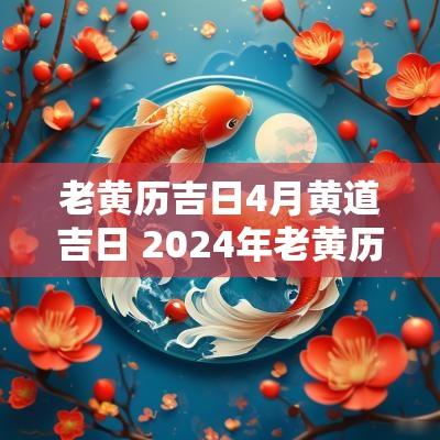 老黄历吉日4月黄道吉日 2025年老黄历4月黄道吉日
