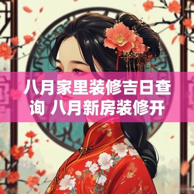 八月家里装修吉日查询 八月新房装修开工吉日查询