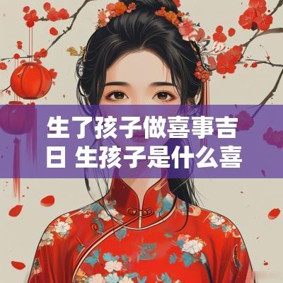 生了孩子做喜事吉日 生孩子是什么喜事