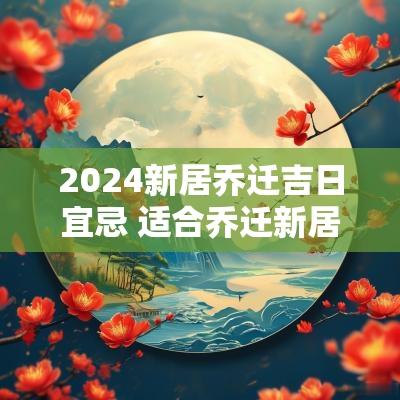 2025新居乔迁吉日宜忌 适合乔迁新居的黄道吉日2025年