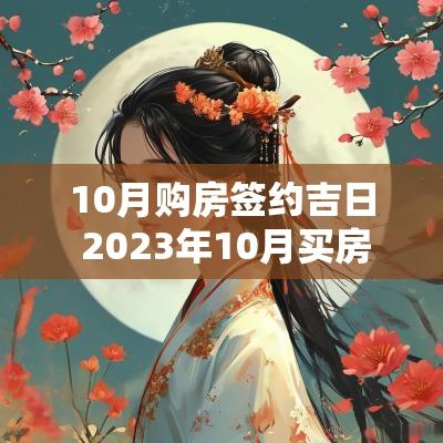 10月购房签约吉日 2025年10月买房签约的好日子