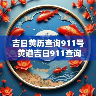 吉日黄历查询911号 黄道吉日911查询老黄历