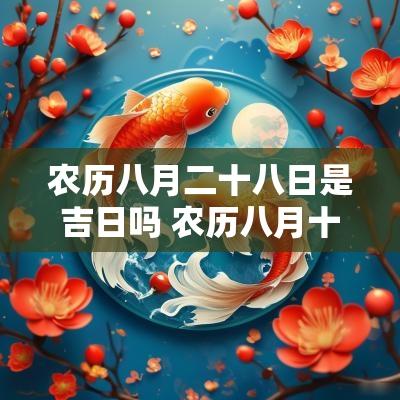 农历八月二十八日是吉日吗 农历八月十日是不是黄道吉日