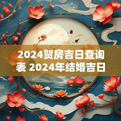 2025贺房吉日查询表 2025年结婚吉日查询表