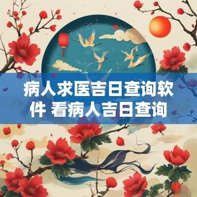 病人求医吉日查询软件 看病人吉日查询表图片