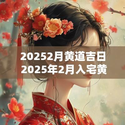 20252月黄道吉日 2025年2月入宅黄道吉日