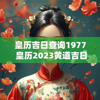 皇历吉日查询1977 皇历2025黄道吉日查询