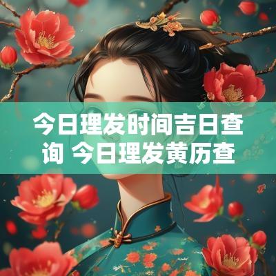 今日理发时间吉日查询 今日理发黄历查询