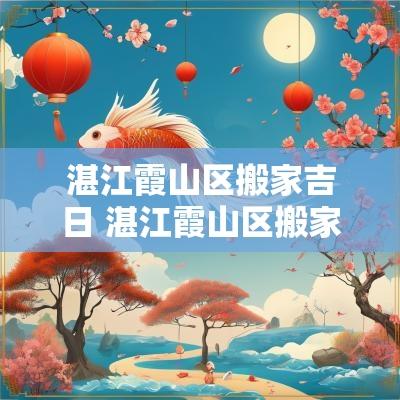 湛江霞山区搬家吉日 湛江霞山区搬家大概多少钱