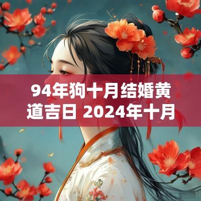 94年狗十月结婚黄道吉日 2025年十月结婚的黄道吉日
