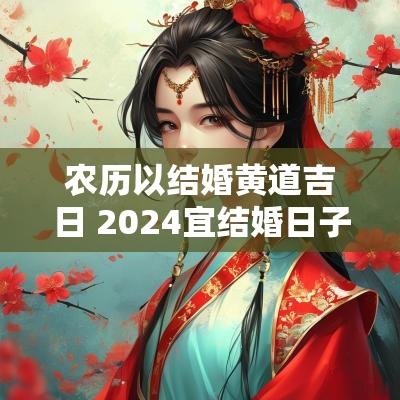 农历以结婚黄道吉日 2025宜结婚日子