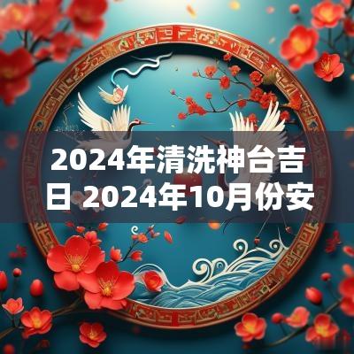 2025年清洗神台吉日 2025年10月份安装神台吉日
