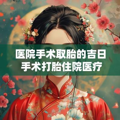 医院手术取胎的吉日 手术打胎住院医疗单