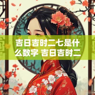 吉日吉时二七是什么数字 吉日吉时二七连打一数字