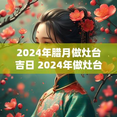 2025年腊月做灶台吉日 2025年做灶台的黄道吉日