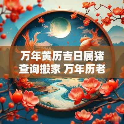 万年黄历吉日属猪查询搬家 万年历老黄历搬家黄道吉日