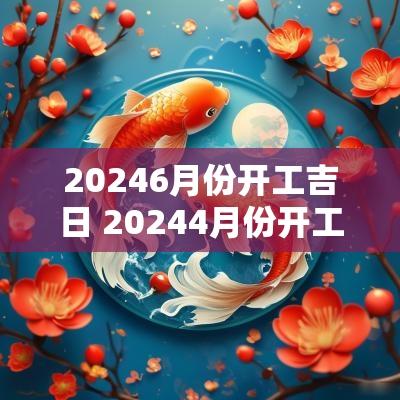 20256月份开工吉日 20254月份开工吉日