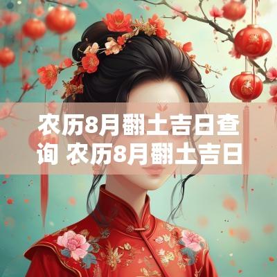 农历8月翻土吉日查询 农历8月翻土吉日查询表