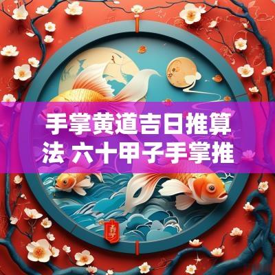 手掌黄道吉日推算法 六十甲子手掌推算法