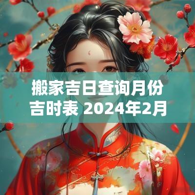搬家吉日查询月份吉时表 2025年2月份搬家吉日查询表
