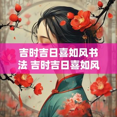吉时吉日喜如风书法 吉时吉日喜如风顺口溜