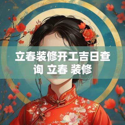 立春装修开工吉日查询 立春 装修