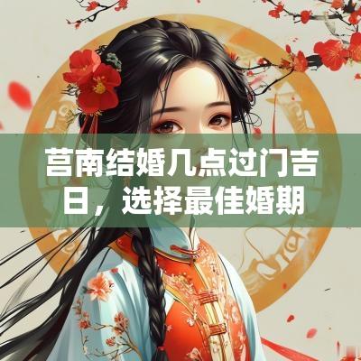 莒南结婚几点过门吉日，选择最佳婚期