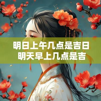 明日上午几点是吉日 明天早上几点是吉时