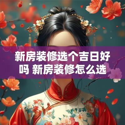 新房装修选个吉日好吗 新房装修怎么选日子
