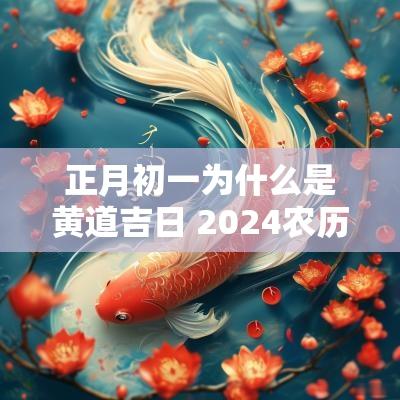 正月初一为什么是黄道吉日 2025农历正月初一是黄道吉日么