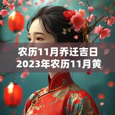 农历11月乔迁吉日 2025年农历11月黄道吉日乔迁新居