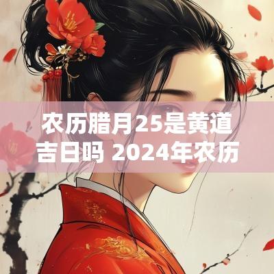 农历腊月25是黄道吉日吗 2025年农历正月25日是黄道吉日吗
