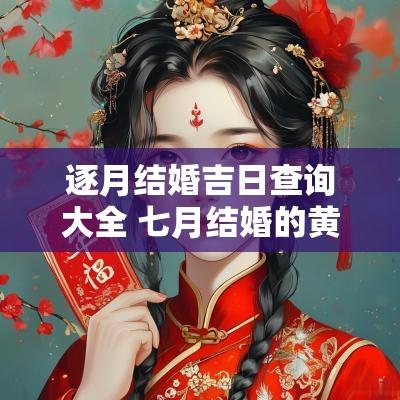 逐月结婚吉日查询大全 七月结婚的黄道吉日2025年