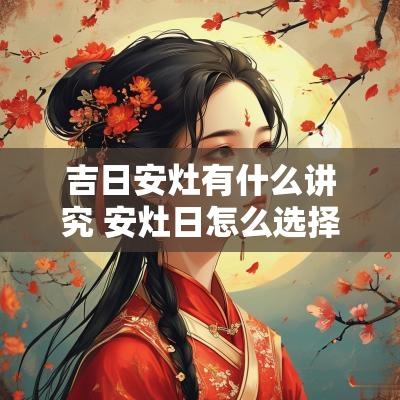 吉日安灶有什么讲究 安灶日怎么选择吉日