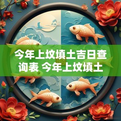 今年上坟填土吉日查询表 今年上坟填土哪个方向