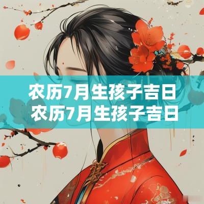 农历7月生孩子吉日 农历7月生孩子吉日有哪些