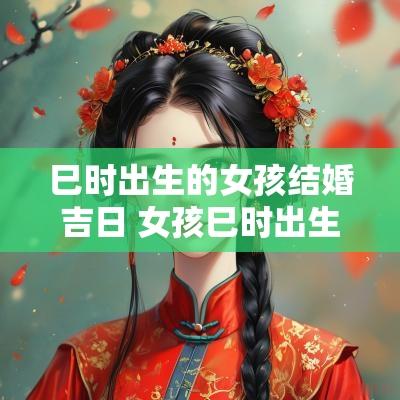 巳时出生的女孩结婚吉日 女孩巳时出生最佳时间