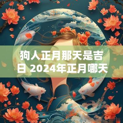 狗人正月那天是吉日 2025年正月哪天是属牛人的好日子