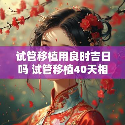试管移植用良时吉日吗 试管移植40天相当多少周