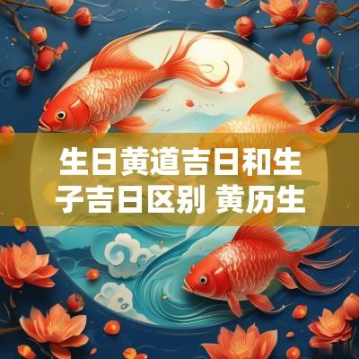 生日黄道吉日和生子吉日区别 黄历生孩子吉日叫什么
