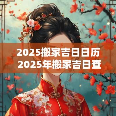 2025搬家吉日日历 2025年搬家吉日查询黄道吉日
