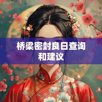 桥梁密封良日查询和建议