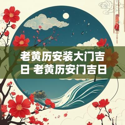 老黄历安装大门吉日 老黄历安门吉日