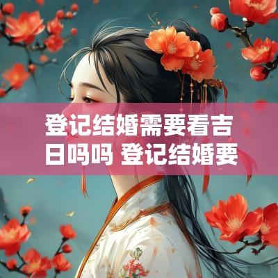 登记结婚需要看吉日吗吗 登记结婚要看日子吗