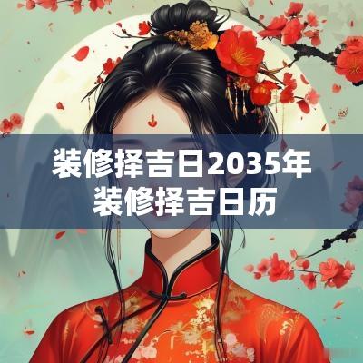 装修择吉日2035年 装修择吉日历