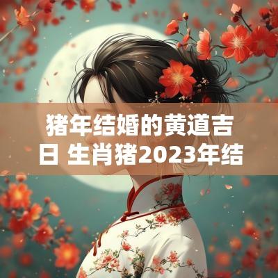 猪年结婚的黄道吉日 生肖猪2025年结婚黄道吉日