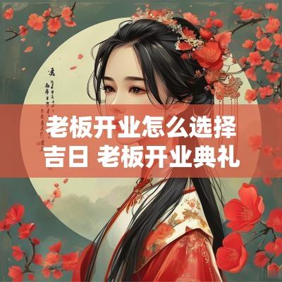 老板开业怎么选择吉日 老板开业典礼致辞