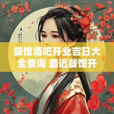 餐馆酒吧开业吉日大全查询 最近餐馆开业吉日