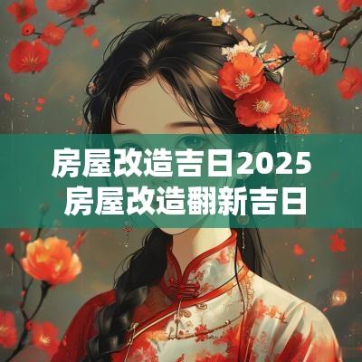 房屋改造吉日2025 房屋改造翻新吉日