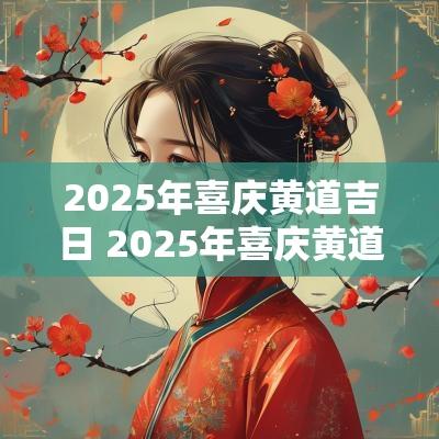 2025年喜庆黄道吉日 2025年喜庆黄道吉日查询表